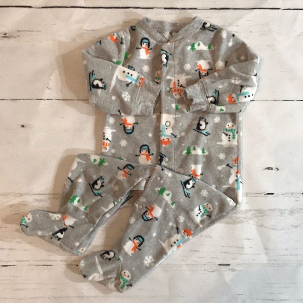 Penguin and Snowman PJs